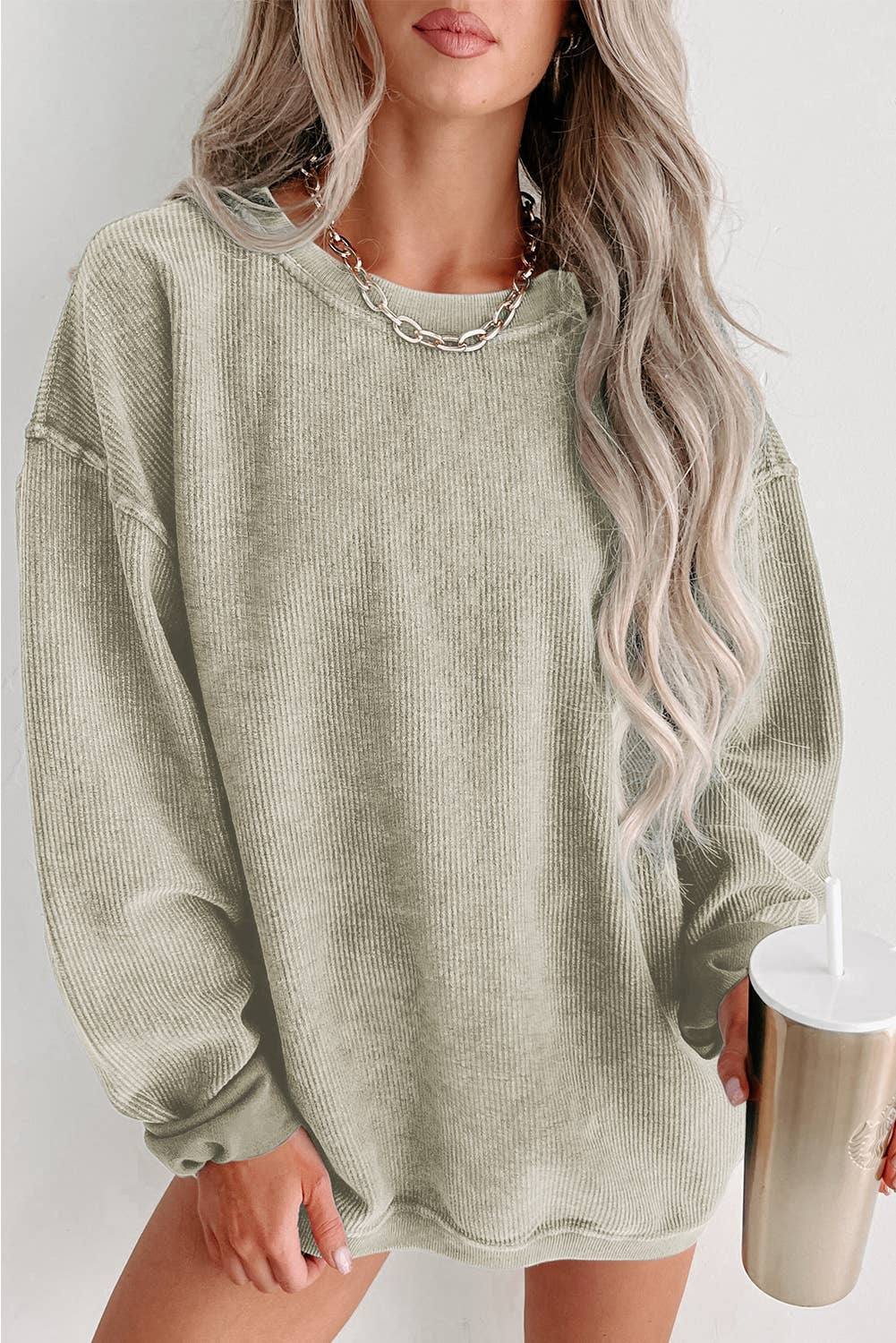 Ribbed Sweatshirt